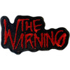 The Warning 'Splatter Logo' Iron On Woven Patch