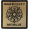 Morrissey 'Rose Logo' Iron On Woven Patch