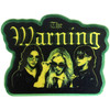 The Warning 'Yellow Girls' Iron On Woven Patch