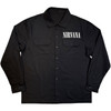 Nirvana 'Nevermind UK Tour '91' (Black) Casual Shirt