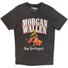 Morgan Wallen 'Long Live Cowgirls' (Charcoal Grey) Stone Wash Limited Edition T-Shirt