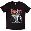 Bon Jovi 'Slippery When Wet '87' (Black) T-Shirt Front