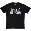 Willie Nelson 'Logo Mono' (Black) T-Shirt