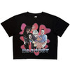 No Doubt 'Horns' (Black) Womens Fitted Crop Top