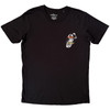 The Rolling Stones 'Foreign Tongues Pocket Logo' (Black) T-Shirt