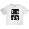 The Beatles 'Four Portrait Wash' (White) Unplugged T-Shirt