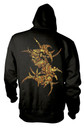 Sepultura 'Discography' (Black) Zip Up Hoodie Back