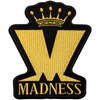 Madness 'Crown & M' Iron On Woven Patch