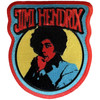 Jimi Hendrix 'Vintage Circle' Iron On Woven Patch