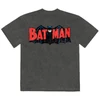 Batman 'Classic Logo' (Charcoal Grey) Stone Wash Limited Edition T-Shirt