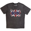 AC/DC 'Logo' (Charcoal Grey) Stone Wash Limited Edition T-Shirt