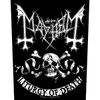 Mayhem 'Skull Omega' Back Patch