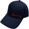 Morrissey 'Old English Logo' (Navy Blue) Baseball Cap