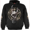 Spiral 'Pure Metal' (Black) Pull Over Hoodie
