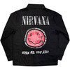 Nirvana 'Come As You Are Happy Face' (Black) Casual Shirt