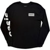 Oasis 'Live '25 Lockup' (Black) Long Sleeve Shirt
