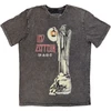 Led Zeppelin 'Hermit' (Charcoal Grey) Stone Wash Limited Edition T-Shirt