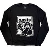 Oasis 'Paper Cut Out Photo' (Black) Ex-Tour Sweatshirt