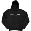 Oasis 'Global Cities Logo' (Black) Ex-Tour Pull Over Hoodie