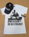 American Head Charge 'Tank' T-Shirt Cap & Sticker Bundle