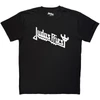 Judas Priest 'Logo Mono' (Black) T-Shirt