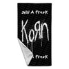 Korn 'Still A Freak Black' Beach Towel