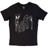 Korn 'Metallic Logo' (Black) T-Shirt