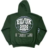 System of a Down 'Hollywood Logo Tour '26' (Green) Pull Over Hoodie