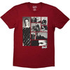 David Bowie 'Starman Montage' (Red) T-Shirt