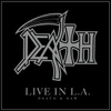 Death 'Live In L.A. (Death & Raw)' 2LP Black Metallic Silver Merge w/Black Metallic Silver Splatter Vinyl