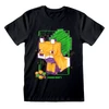 Minecraft 'Fox' (Black) Kids T-Shirt