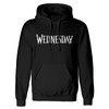 Wednesday 'Logo' (Black) Pull Over Hoodie