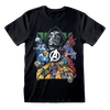 Avengers 'Group Photo' (Black) T-Shirt