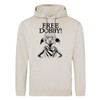 Harry Potter 'Free Dobby' (Ecru) Pull Over Hoodie