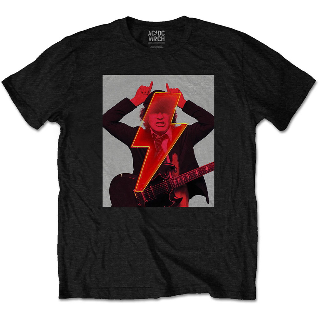 AC/DC 'Angus PWR UP' (Red) T-Shirt