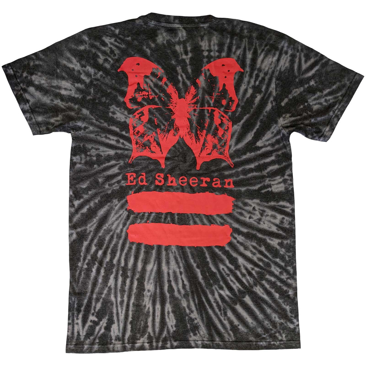 Rock Off Maglietta Ufficiale Ed Sheeran Yin And Yang Butterfly: Design Unisex In Cotone Riciclato - 6