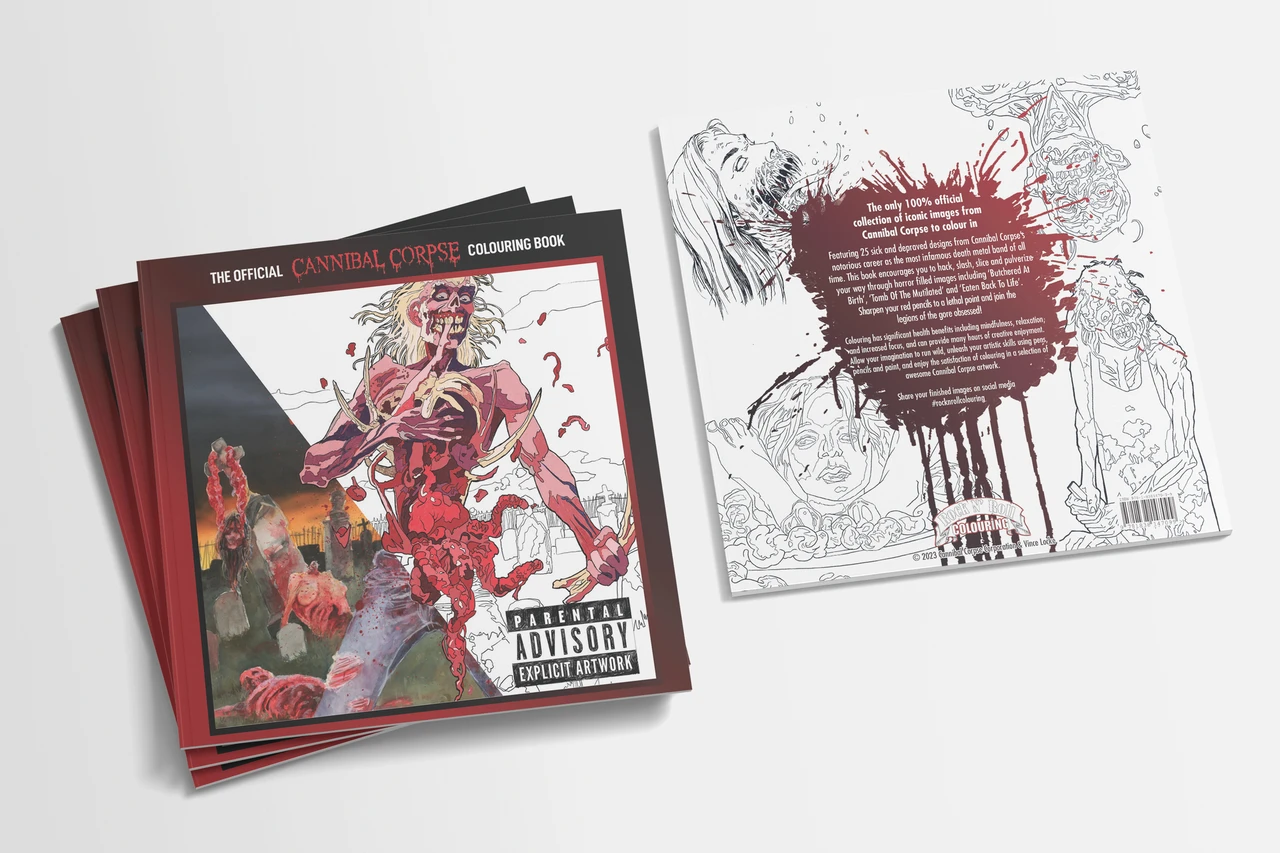 The Official Cannibal Corpse Colouring Book