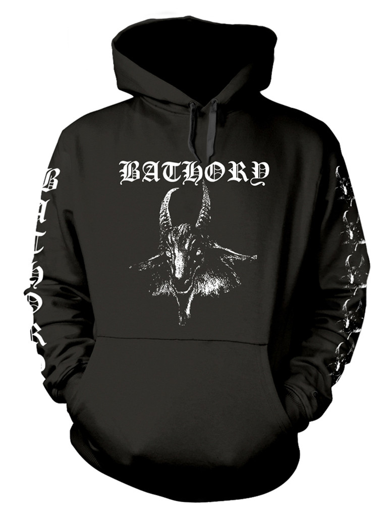 Bathory 'Goat' (Black) Pull Over Hoodie