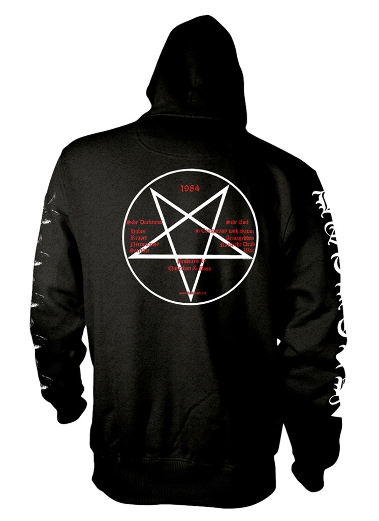 Bathory 'Goat' (Black) Zip Up Hoodie