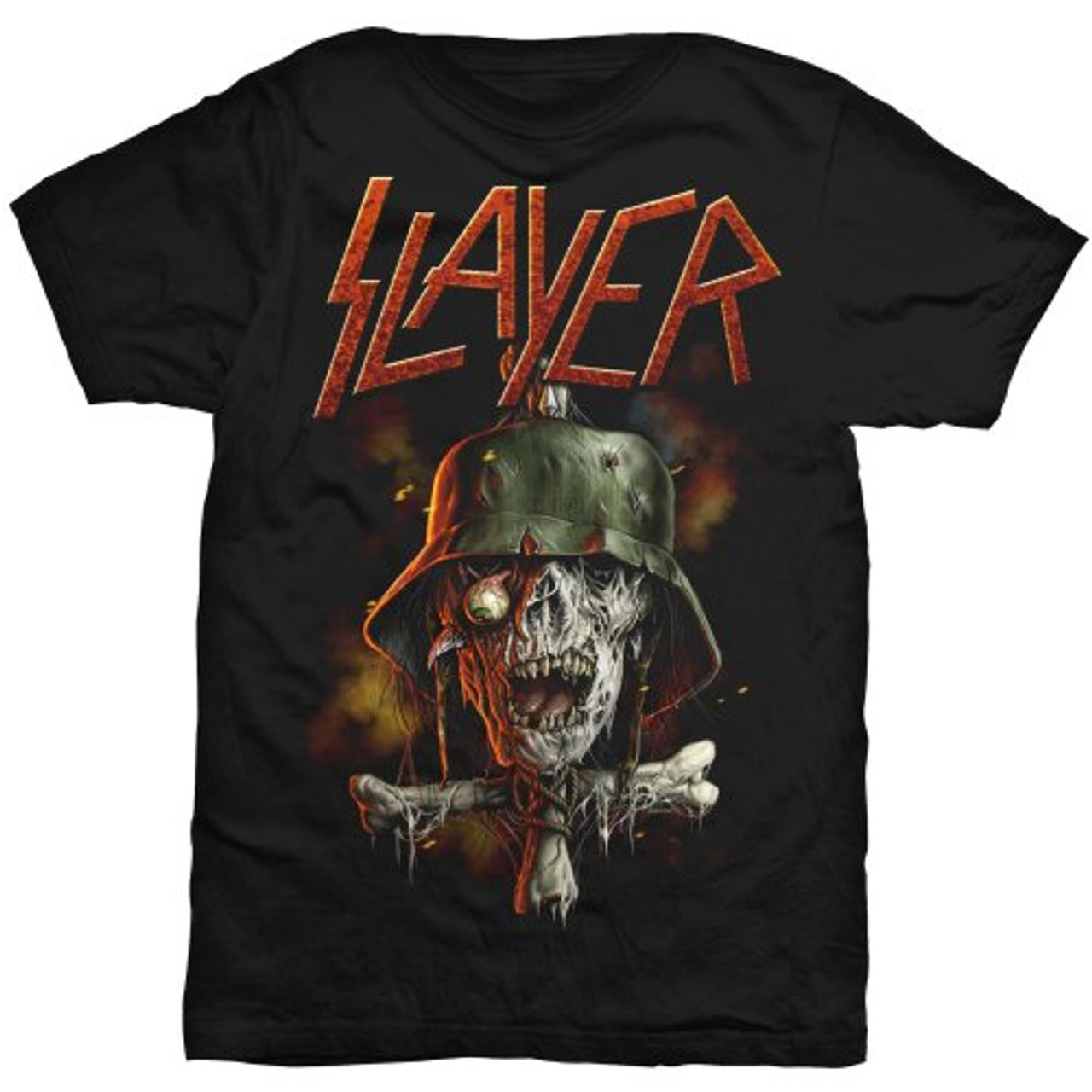 Slayer Tシャツ Amazon.com: Slayer – War Skull Helmet T-Shirt : Clothing