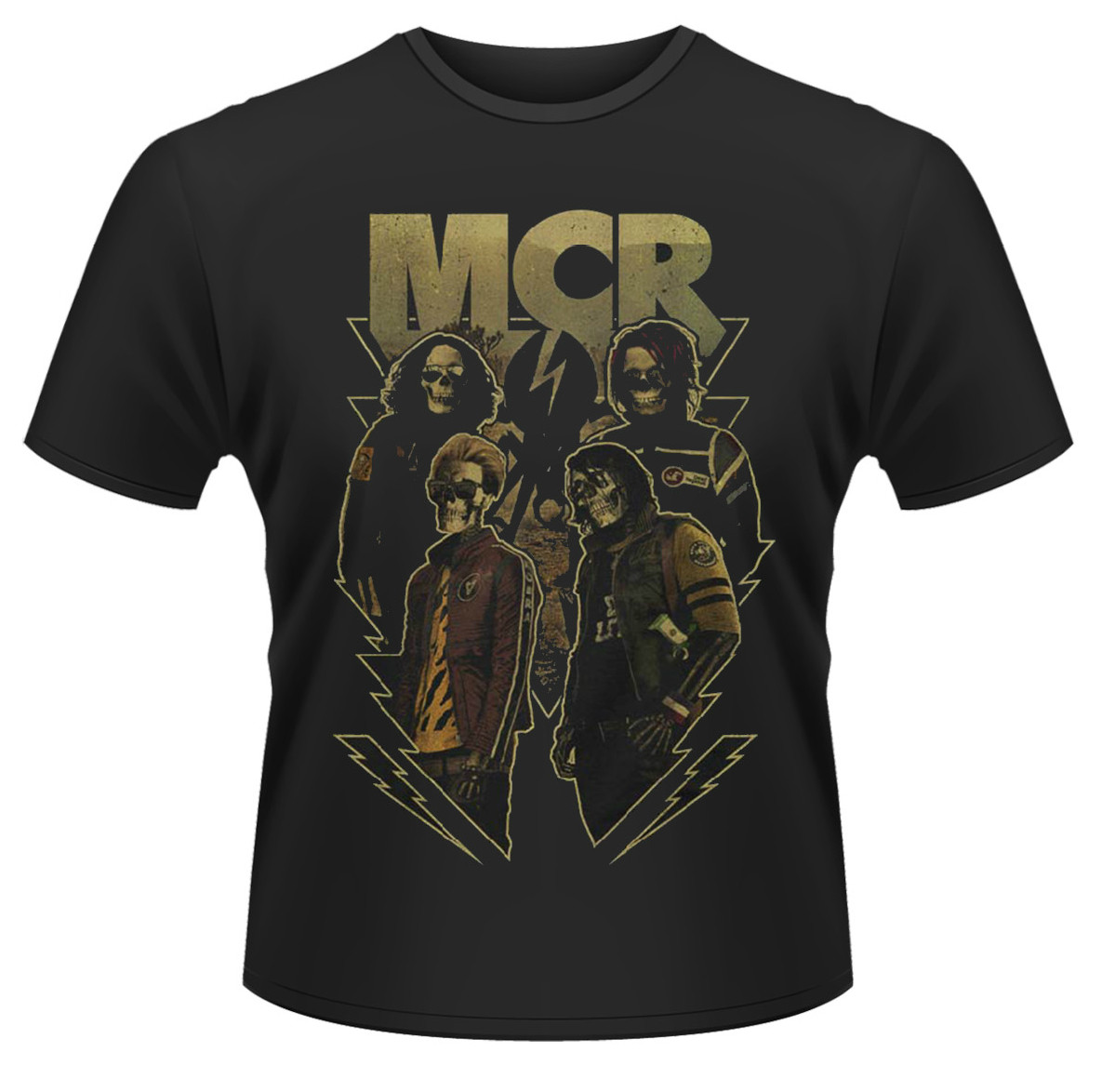 Camiseta Oficial My Chemical Romance Appetite For Danger Para Hombre | 100% Algodón | Varias Tallas
