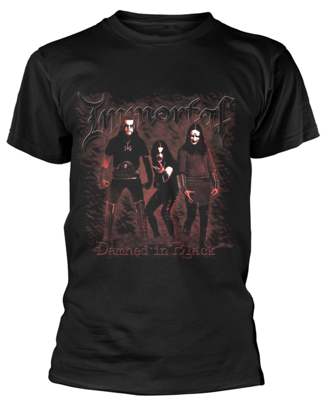 Immortal 'Damned In Black' T-Shirt
