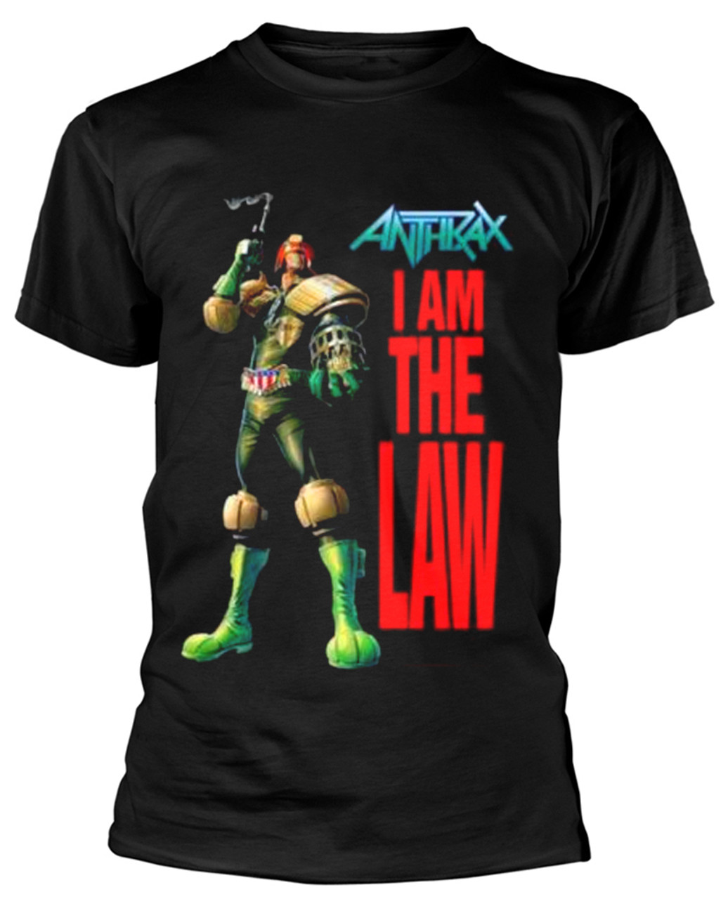 Anthrax i am the law shirt clearance