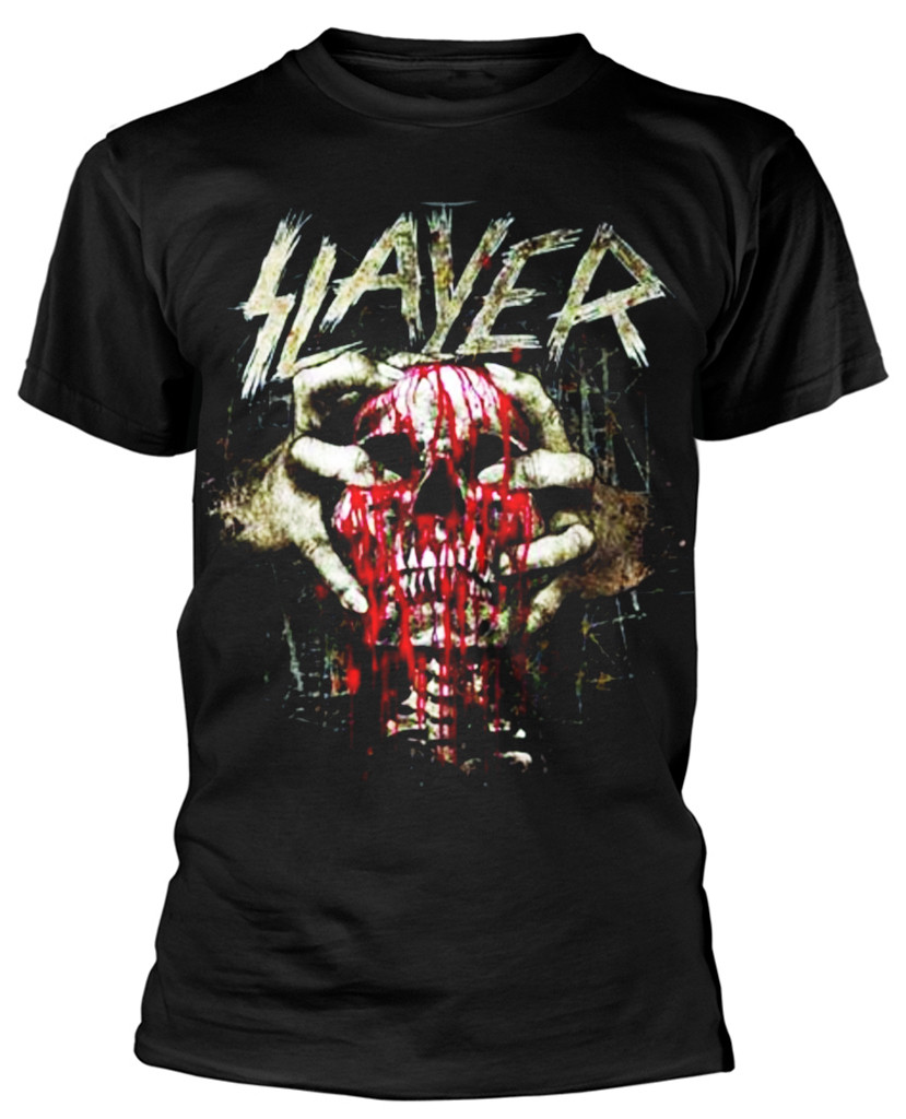 Slayer 'Skull Clench' (Black) T-Shirt