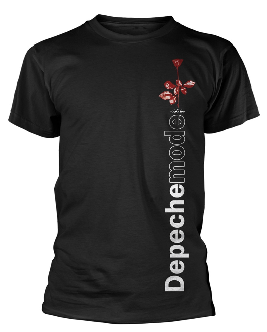 Depeche Mode Violator Side Rose T-Shirt Donna - Nero Taglia S 100% Cotone
