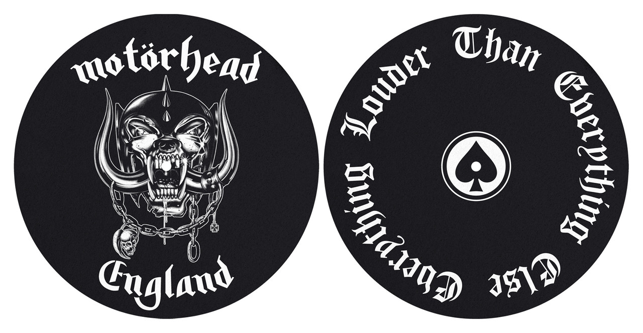 Motorhead 'England Ace Of Spades' Turntable Slipmat Set