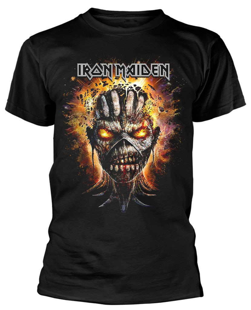 Iron Maiden 'Eddie Exploding Head' (Black) T-Shirt