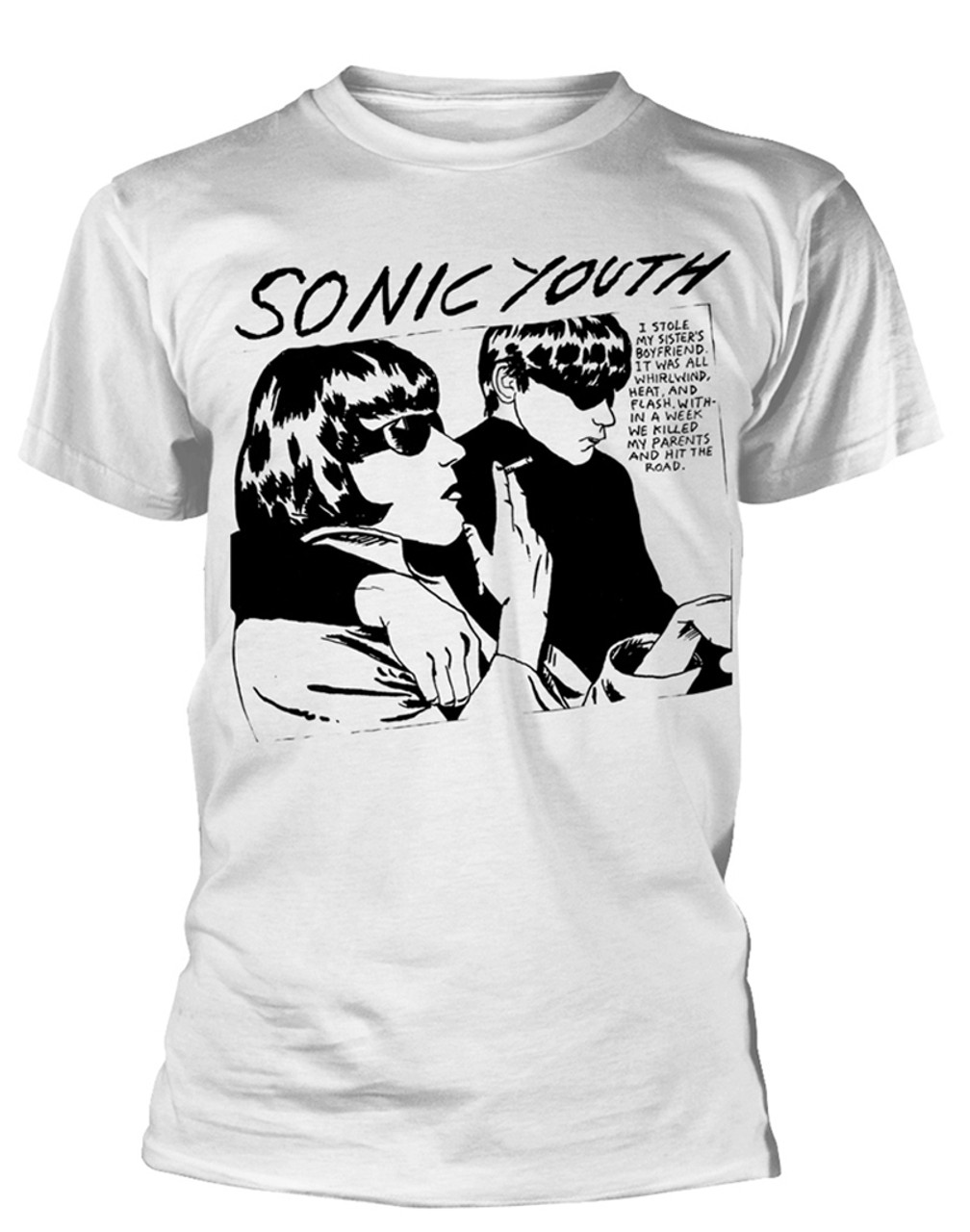 Sonic Youth 'Goo Album Cover' (White) T-Shirt