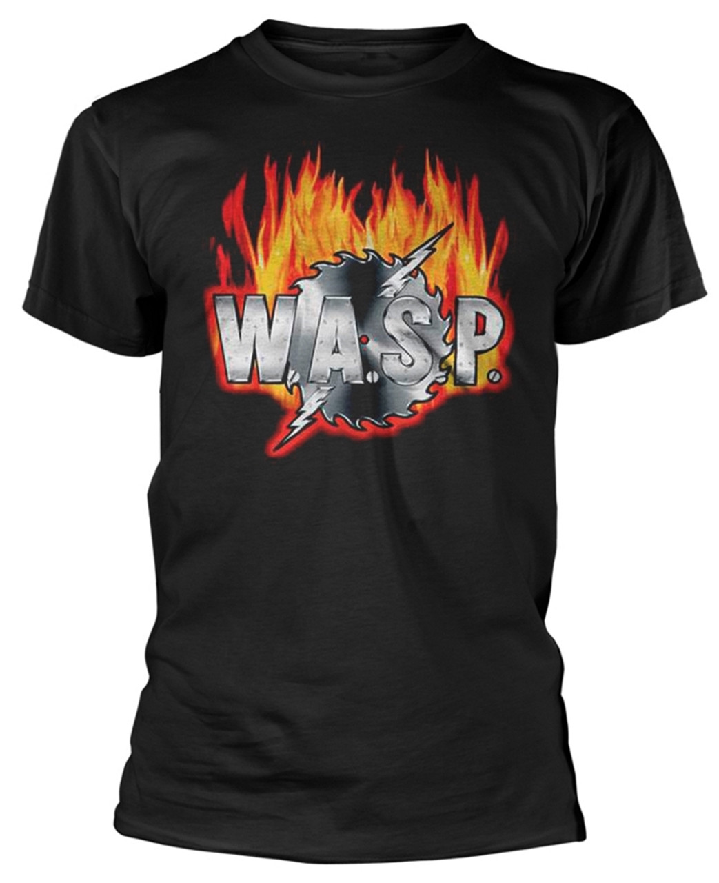WASP 'Sawblade Logo' T-Shirt