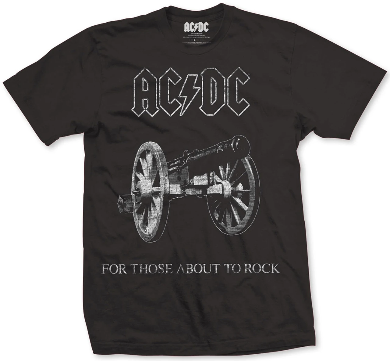 AC/DC 'For Those About To Rock' (Black) T-Shirt